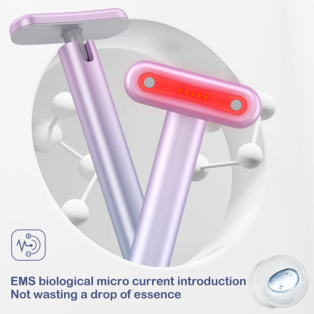 LED RF EMS Masajeador Facial